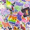 Wrapables Waterproof Vinyl Stickers for Water Bottles, Laptop, Phones, Skateboards, Decals for Teens, 110pcs Starry Cats